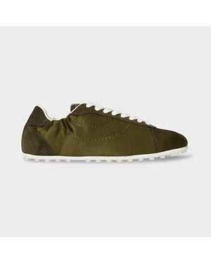 Paul Smith Khaki 'Bizou' Trainers - Green