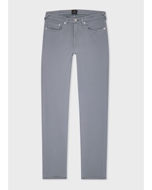 Paul Smith Tapered-Fit Mid Garment-Dyed Organic Cotton-Stretch Jeans - Grey