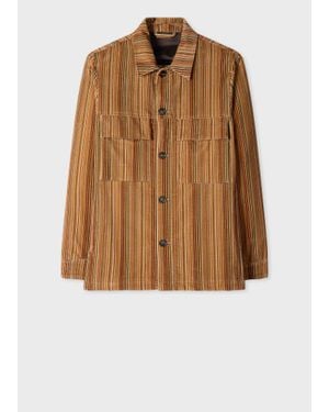 Paul Smith Corduroy Overshirt - Brown