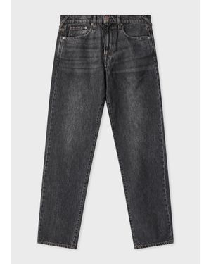Paul Smith Relaxed Tapered-Fit Mid-Wash Jeans - Grey