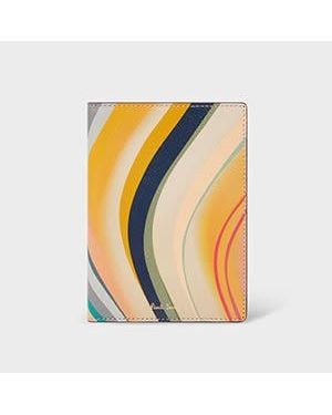 Paul Smith Leather 'Swirl' Passport Cover - Multicolour