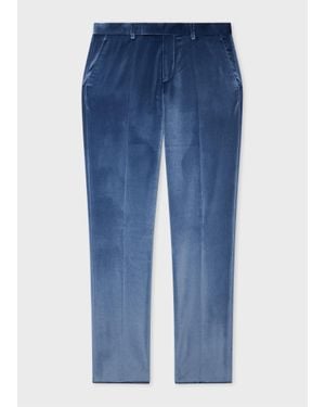 Paul Smith Velvet Trousers - Blue