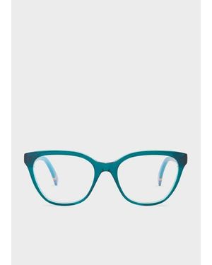 Paul Smith Petrol 'Maley' Spectacles - Blue