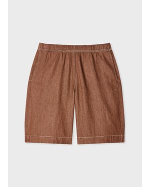 Paul Smith Denim Shorts - Brown