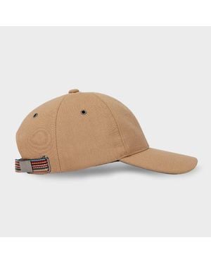 Paul Smith Virgin Wool Baseball Cap - Natural
