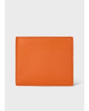 Paul Smith Leather Billfold Wallet - Orange