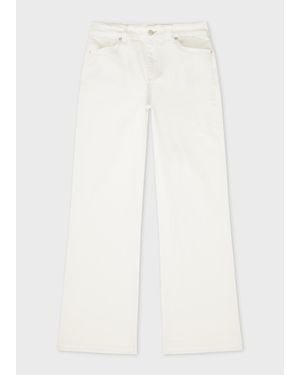 Paul Smith Wide Leg Jeans - White