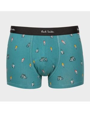 Paul Smith 'Cyclists' Boxer Briefs - Blue