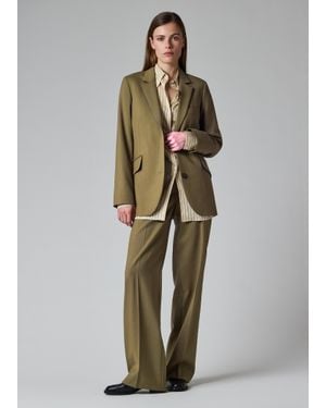 Paul Smith Wool Hopsack Blazer - Green