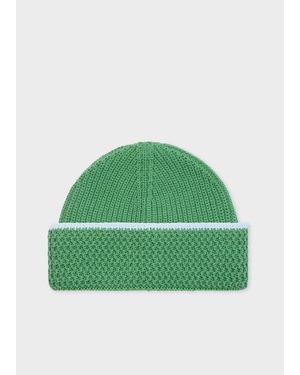 Paul Smith Cotton Beanie - Green