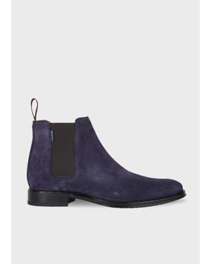 Paul Smith Suede 'Augustus' Boots - Blue