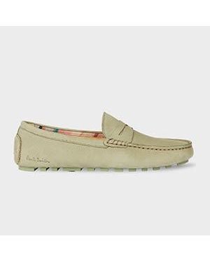 Paul Smith 'Tibbs' Moss Driving Loafers - Green