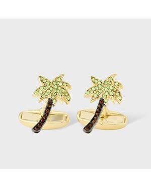 Paul Smith Palm Tree Cufflinks - Multicolour