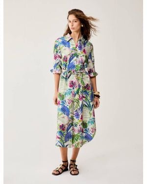 Pennyblack Chemisier A Fantasia Botanica - Blu