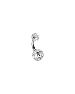 PIERCINGLINE Titan Mini Bananabell Epoxy-Ring-Kugeln - Schwarz