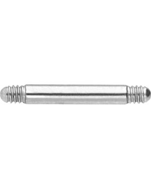 PIERCINGLINE Chirurgenstahl Barbell Ohne Kugeln - Schwarz