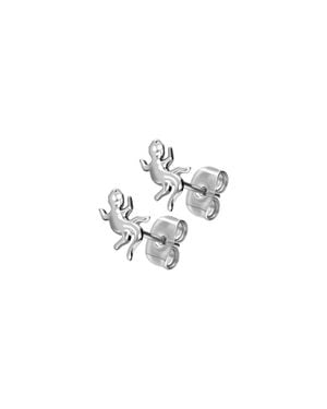 FILANGO Titan Ohrstecker Gecko - Schwarz