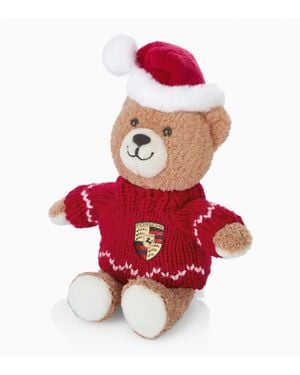 Porsche Lifestyle Porte-Clés Ours - Rouge