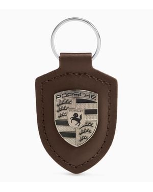 Porsche Lifestyle Porte-Clés Écusson - Marron