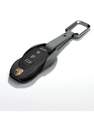 Porsche Tequipment Étui À Clés En Cuir - Marron