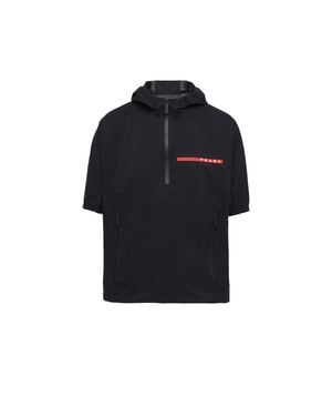 Prada Light Bi-stretch Short-sleeved Jacket - Blue