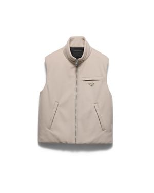 Prada Cashmere Down Vest - Natural