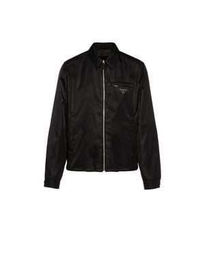 Prada Re-nylon Blouson Jacket - Black