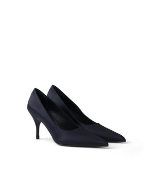 Prada Satin Court Shoes 85 - Blue