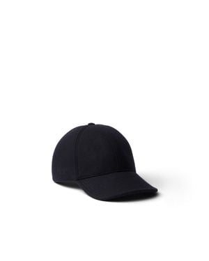 Prada Cloth Baseball Cap - Blue