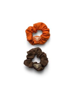 Prada Re-Nylon Hair Bands - Orange