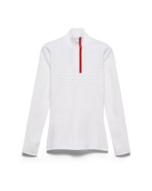 Prada Re-Nylon Turtleneck Sweater - White
