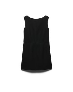 Prada Natté Mini-Dress - Black