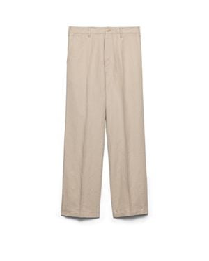 Prada Hose Aus Leinen, Herren, Größe - Natur
