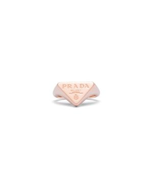 Prada Eternal Signet Ring - Pink