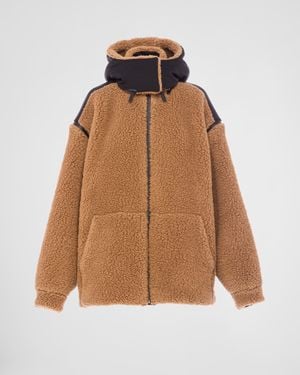 Prada Double Fleece And Recycled Technical Fabric Jacket - Multicolour