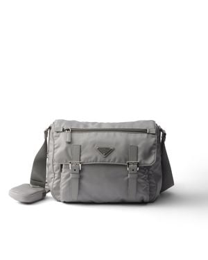 Prada Re-Nylon Shoulder Bag - Grey