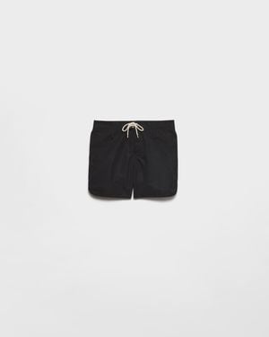 Prada Technical Fabric Swim Trunks - Black