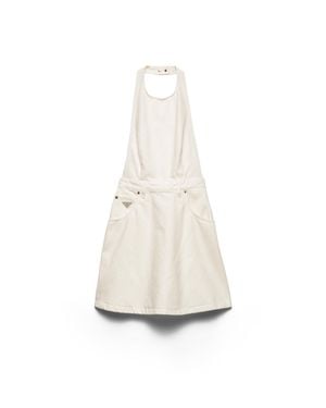 Prada Denim Mini-Dress - White