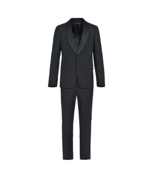 Prada Wool And Mohair Tuxedo - Black