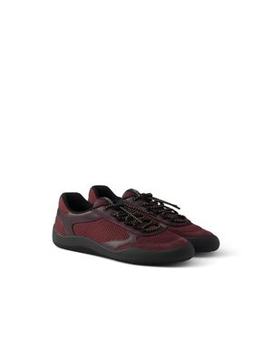 Prada Speedrock Netzstrick-Sneaker, Damen, Größe - Braun