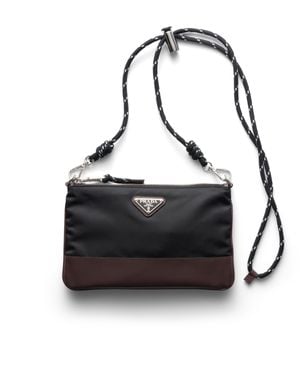 Prada Pochette Pour Telephone Speedrock En Re-Nylon - Noir