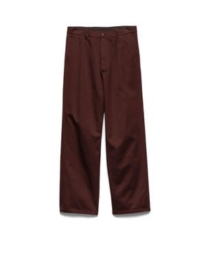 Prada Cotton Pants - Purple