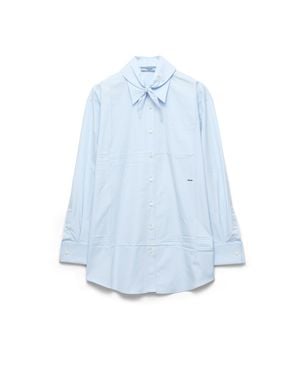 Prada Poplin Shirt, Astro - Blue