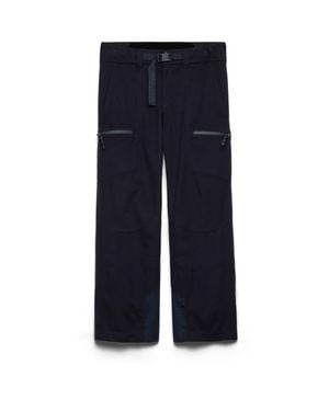 Prada Technical Cashmere Trousers - Blue