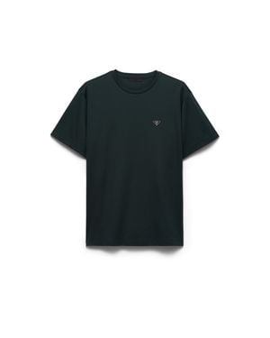 Prada Cotton T-Shirt, Bottle - Black