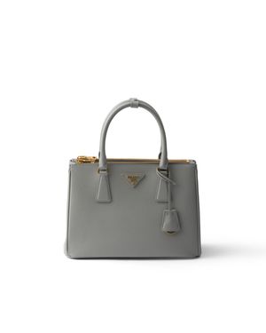 Prada Galleria Medium Saffiano Leather Bag - Grey