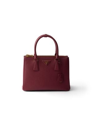 Prada Galleria Medium Saffiano Leather Bag - Red