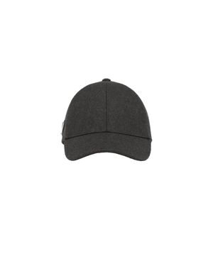 Prada Loden Baseball Cap, Anthracite - Multicolor