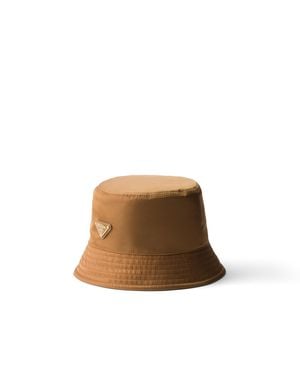 Prada Re-Nylon Bucket Hat - Brown