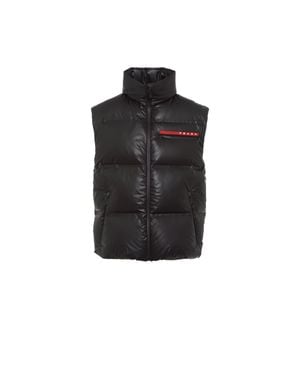 Prada Light Re-Nylon Down Vest - Black